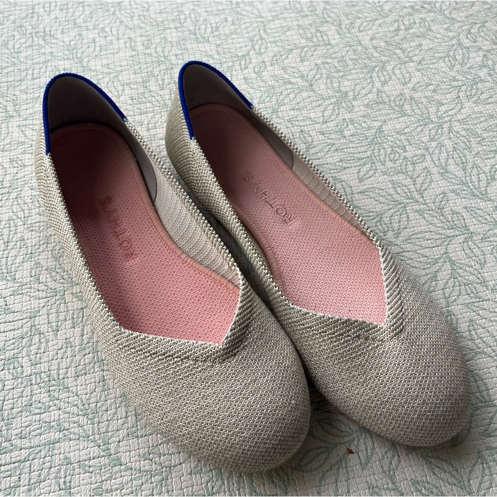 Rothy's Gold Women's Flats size 7
